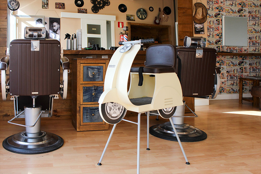 Silla niños fabrabarbershop
