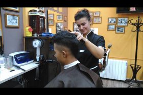 barberia oldschool barbero corte