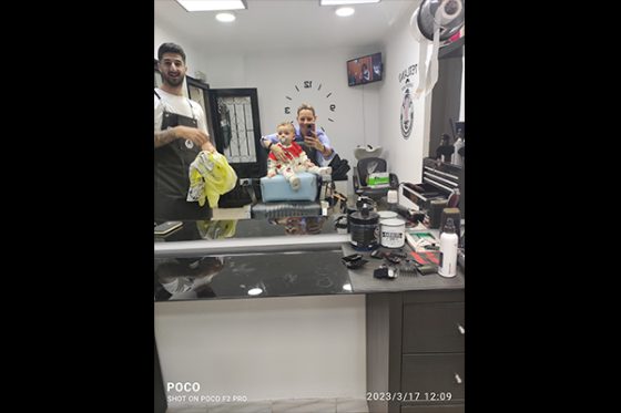 cliente perlano barber shop