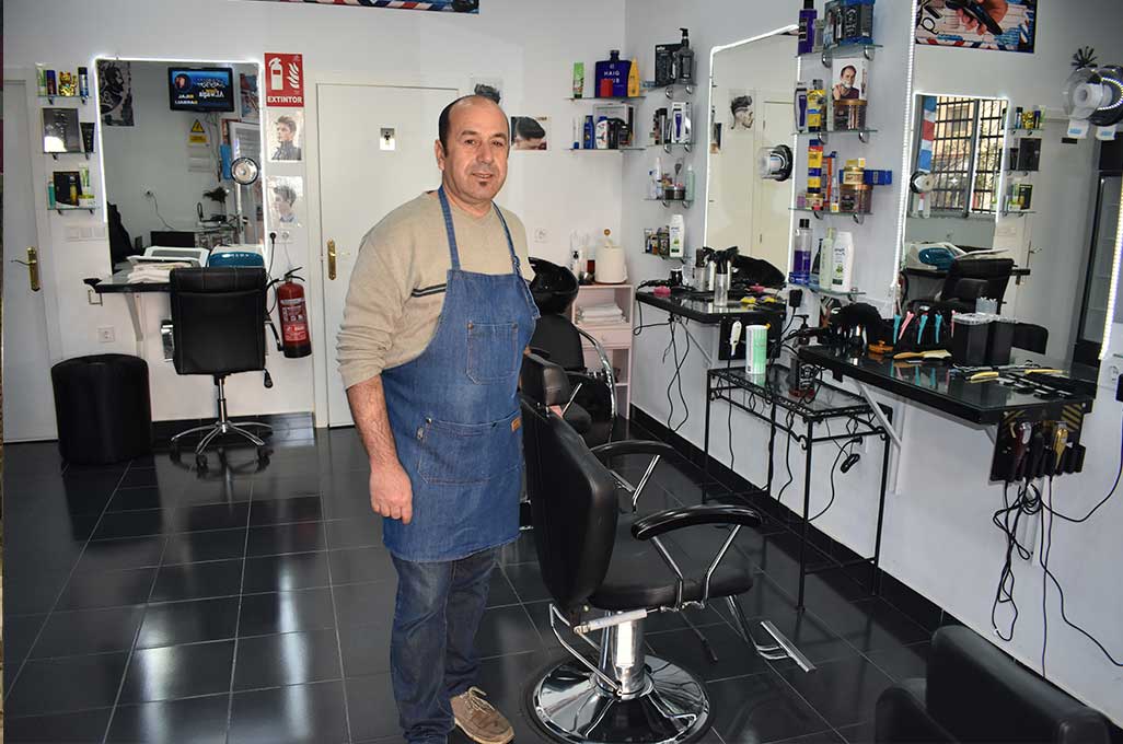 espacio de trabajo Barberia El rincon