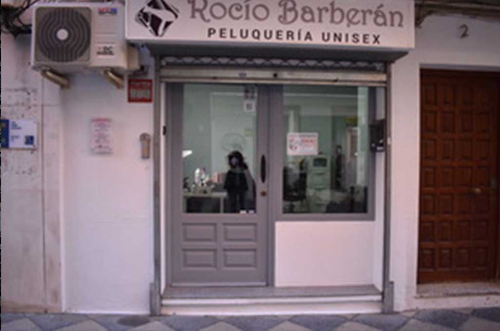 fachada Peluqueria unisex Rocio Barberan