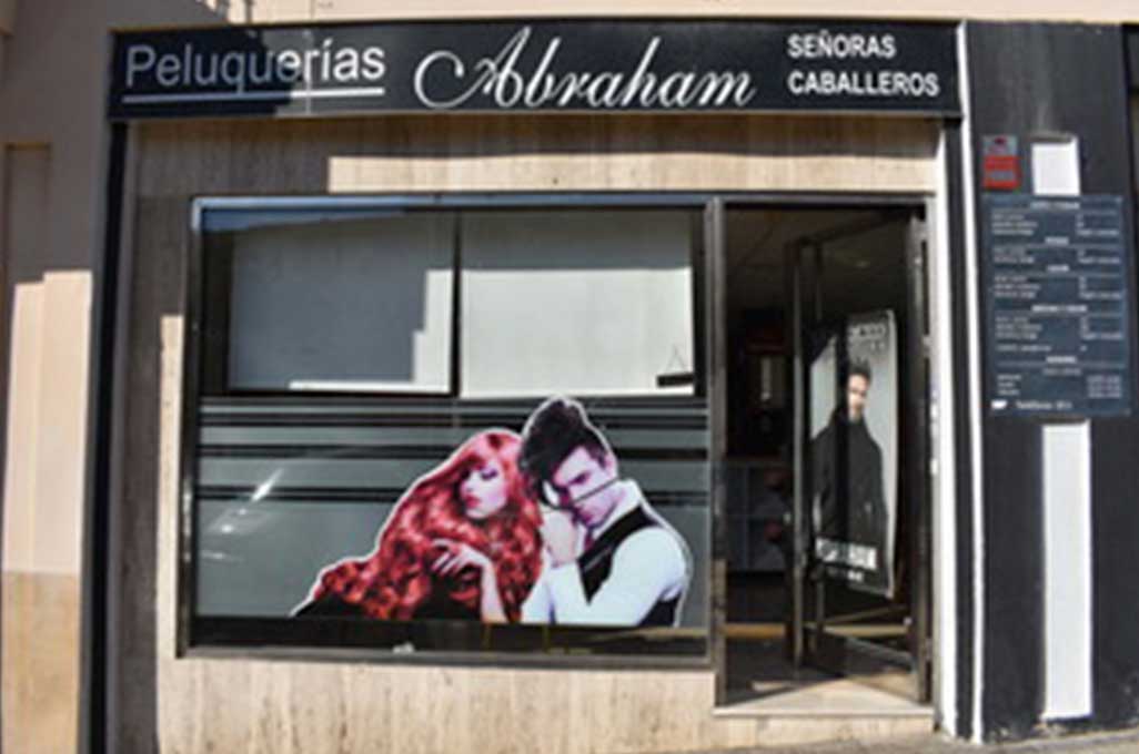 fachada peluquerias Abraham