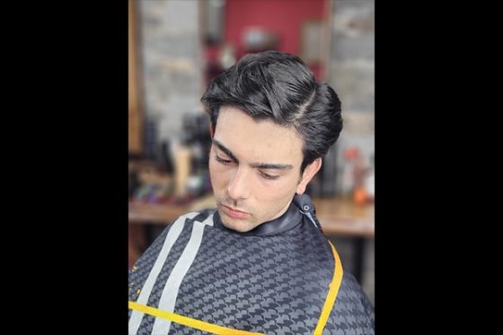 corte bajo tijera barberia tensores