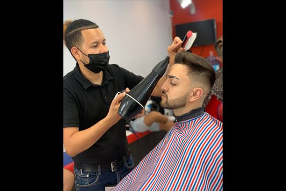 corte cepillado barberia maquina