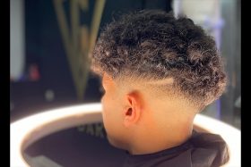 corte curly guti barber