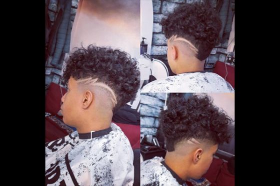 corte curly salma barber