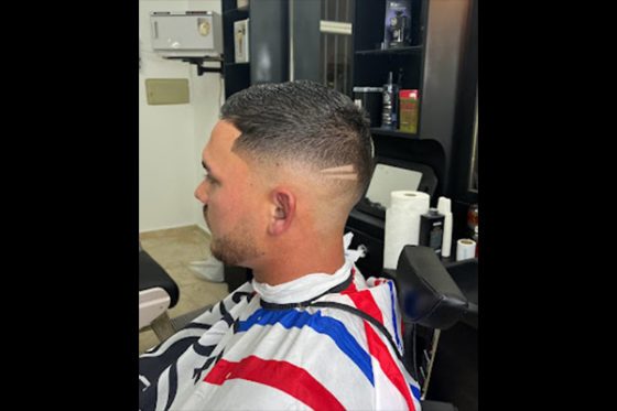 corte degradado linea teos barber