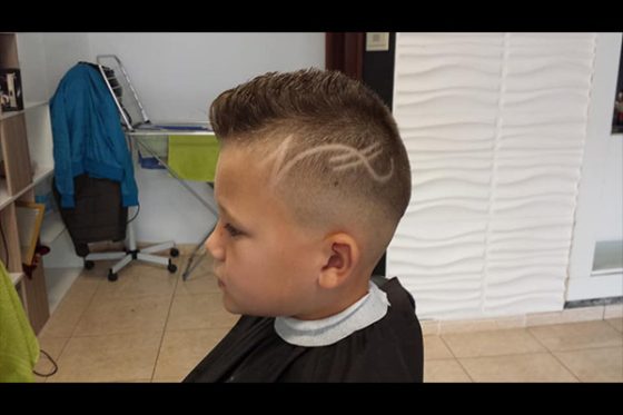 corte estilo niño barberia