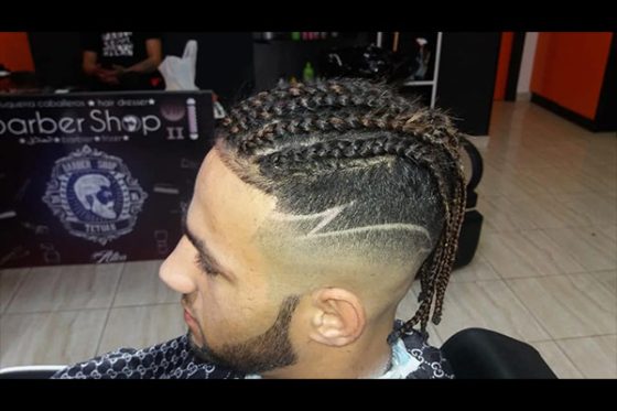 corte estilo trenzas
