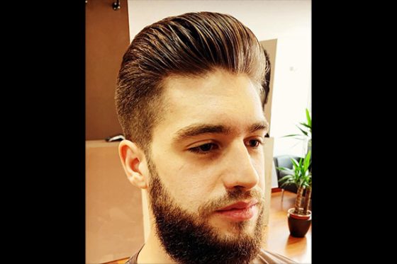 corte periflado barba barberia caballeros
