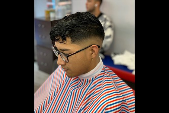 corte tijera barberia maquina
