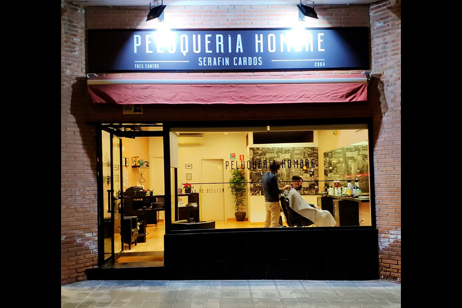 fachada peluqueria h hombre