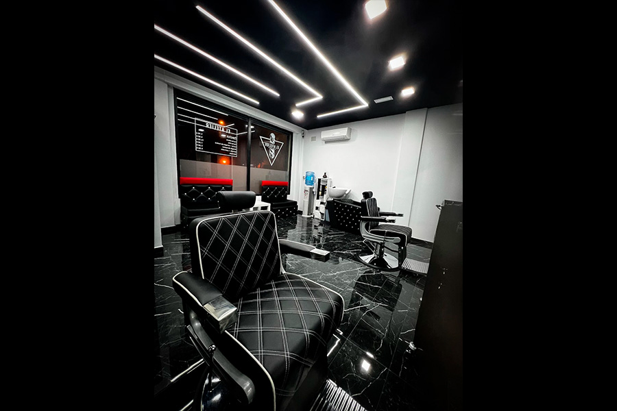interior el atelier barber estudio