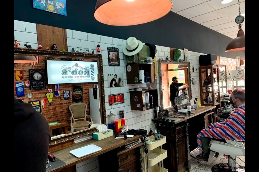 interior rods barber shop