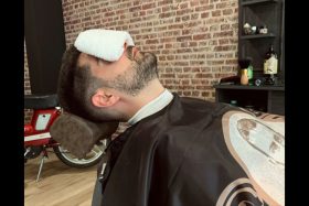servicio relajante barberia olimpo
