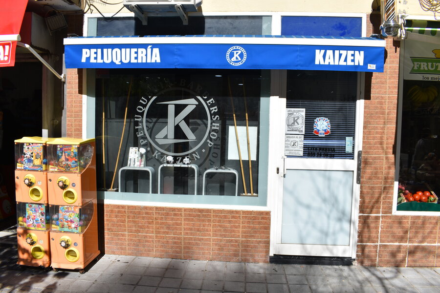Fachada peluqueria kaizen
