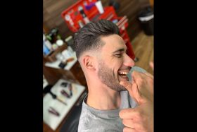 P J BarberShop corte barba