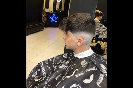 corte Barber shop el ojillo cabello
