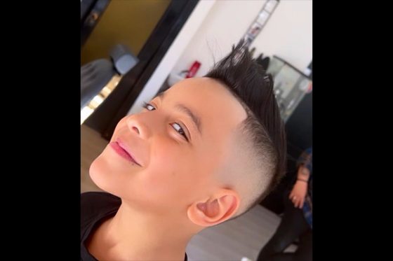corte estilo Itsas Barber niño