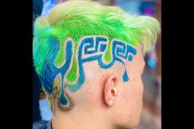 corte estilo tinte Blessed Barber studio