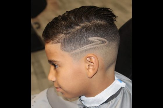 corte niño monkey barber shop