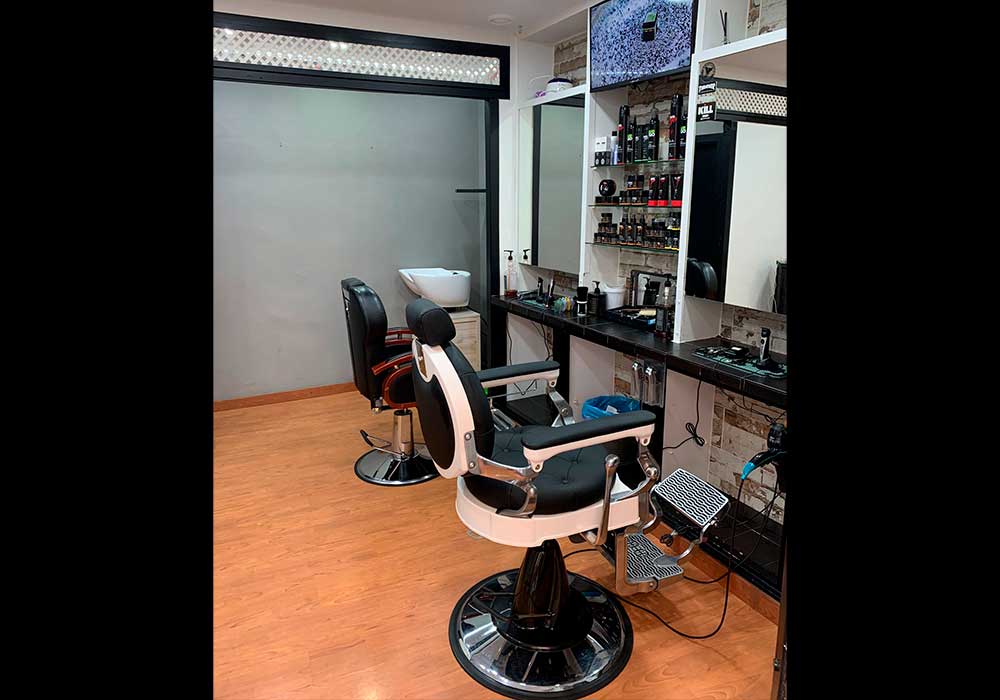 espacio de trabajo barber shop hb