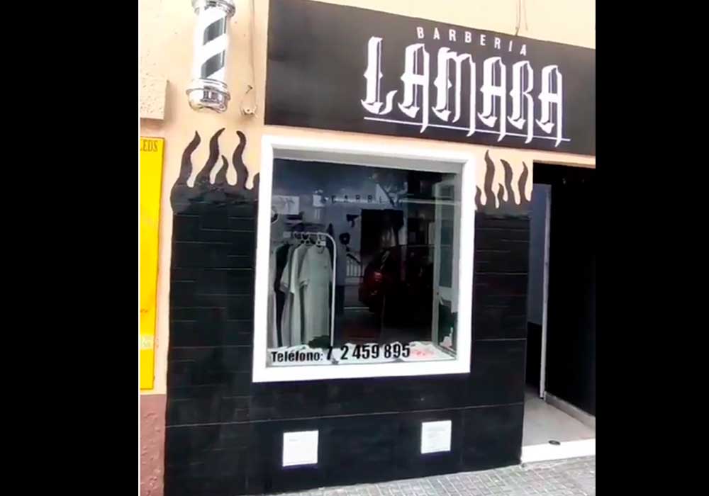 fachada Lamara barbería