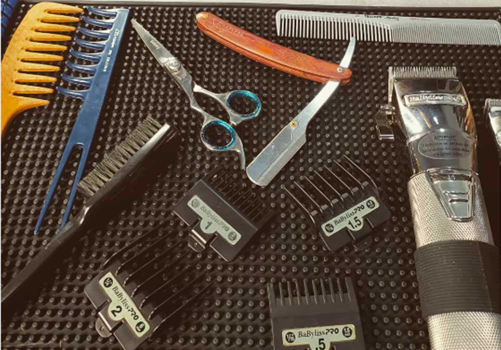implementos de trabajo Lamara barbería