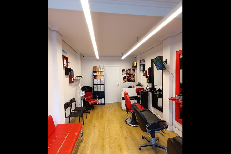 prinicpal Peluquería barbería tolosa interior
