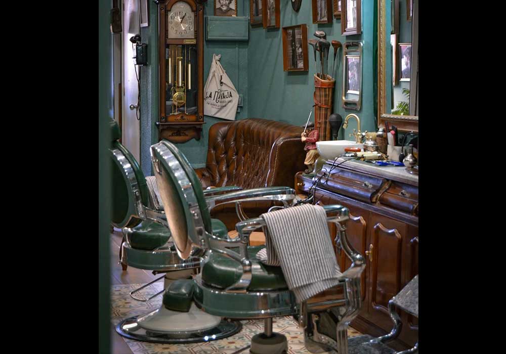 espacio de trabajo la navaja barber shop
