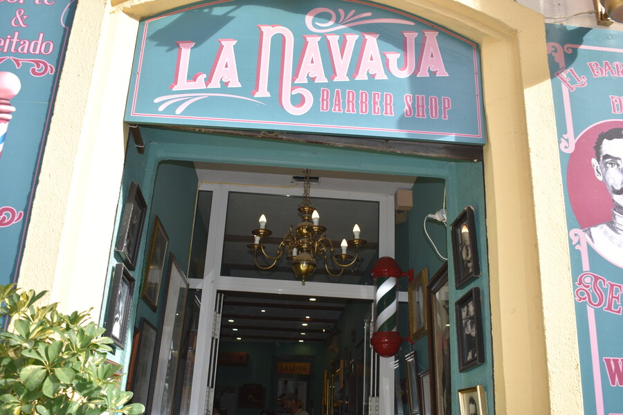 fachada la navaja barber shop