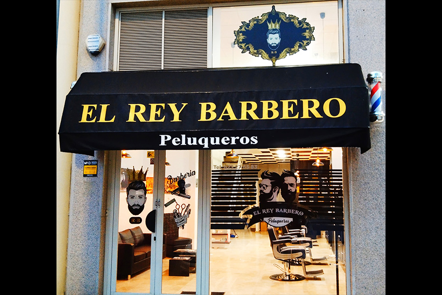 Fachadad Barberia el rey barbero peluqueros