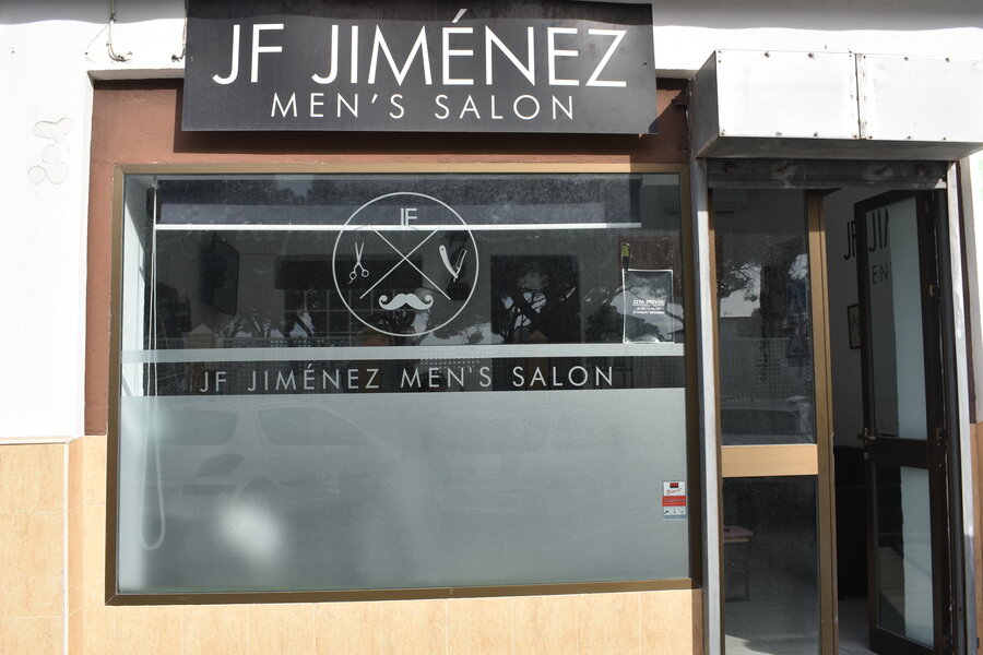 Fachada jf jimenez mens salon