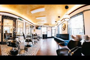 barberia interno espacio trabajo