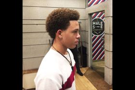 corte afro male side barber shop