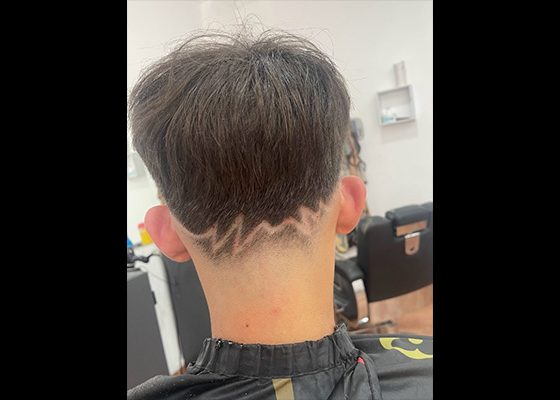 corte bajo rapado