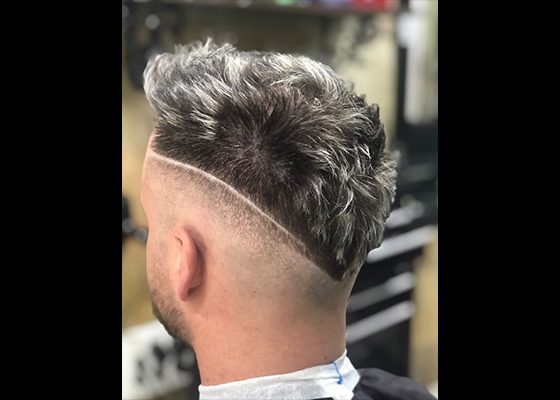 corte barberia linea rapado