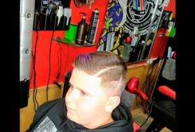 corte con degradado abdel barber
