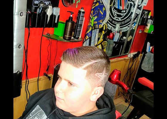 corte con degradado abdel barber
