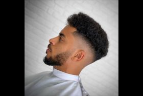 corte curly barberia code for men