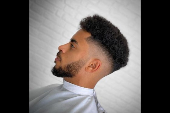 corte curly barberia code for men