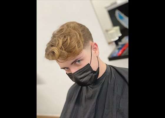 corte curly plaza el agora barberia