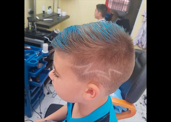 corte de pelo niño peluqueria los hermanos