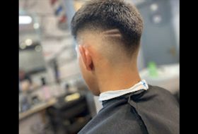corte degradado con lineas