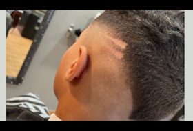corte degradado lineas