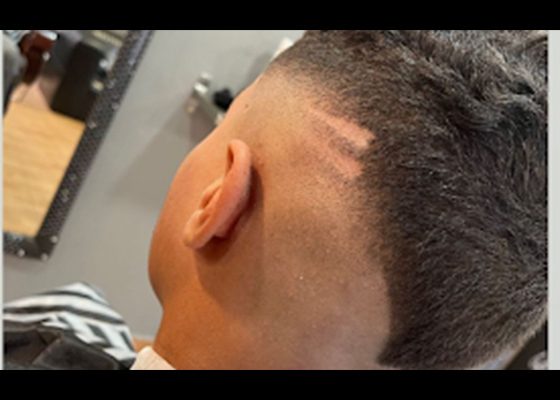 corte degradado lineas