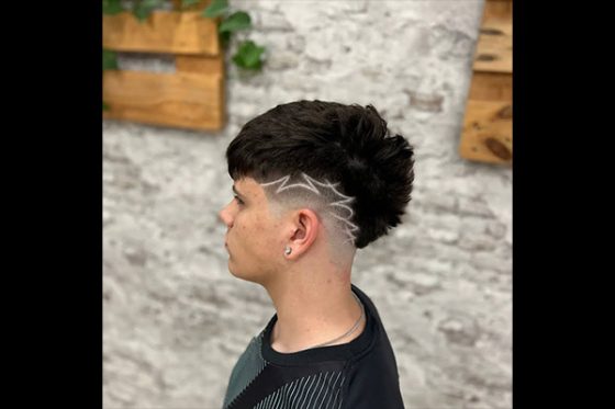 corte diseño alpha barbershop