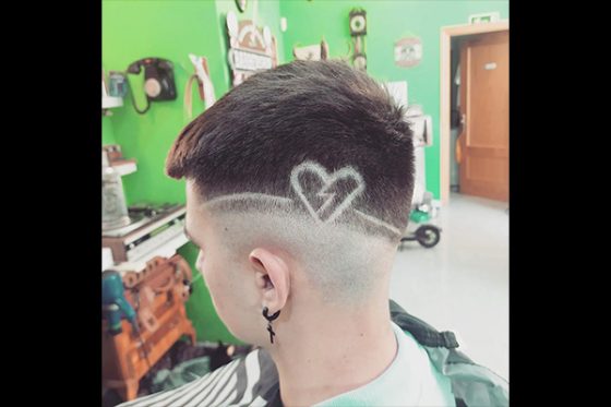corte diseño barberia ruben novalos