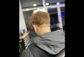 corte estilo barberia tinte