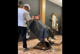 corte estilo degradado niño